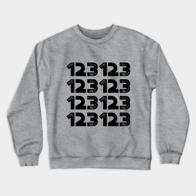 123123 12/31/23 New Year's Eve 2023 Vintage Retro Crewneck Sweatshirt by truffela